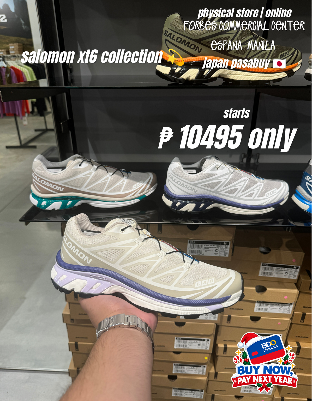 XT6 Collection starts ₱ 10495