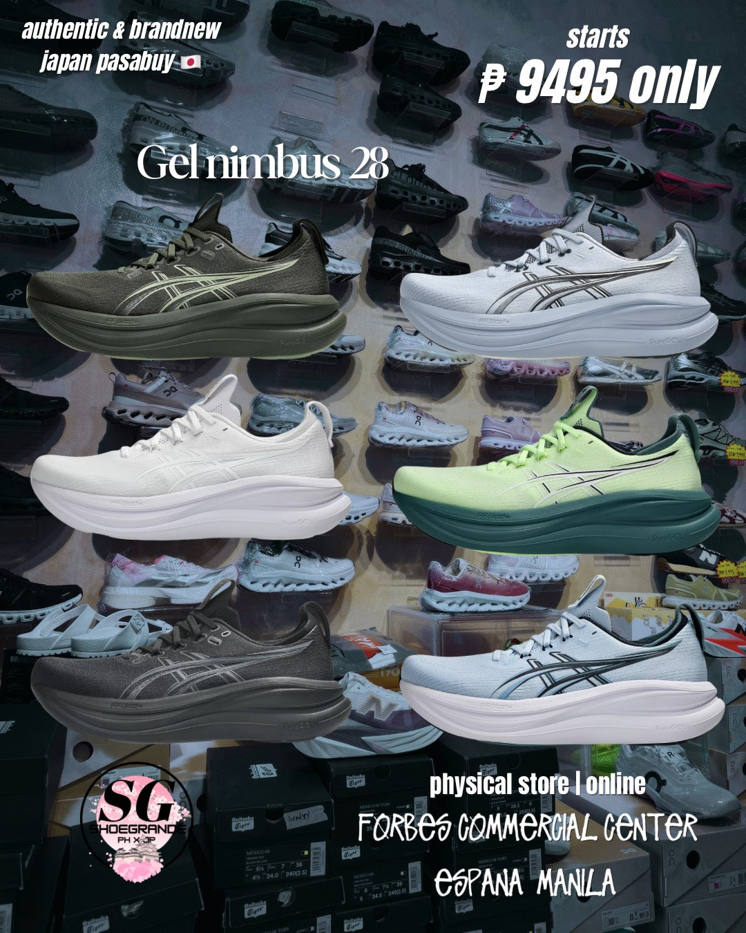Gel Nimbus 28 starts P9495